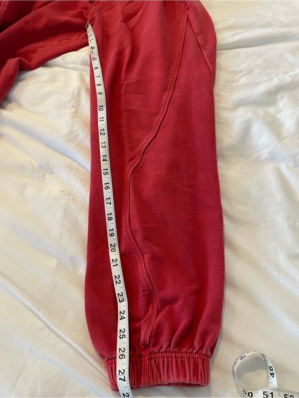 Free People Red Elastic Waist Jogger - Picture 8 of 13